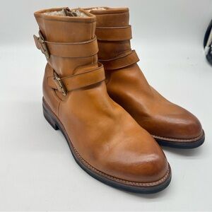 Australia Luxe Collective Brown Leather Buckle Boots Men's 10.5 | EU 44 | NWT